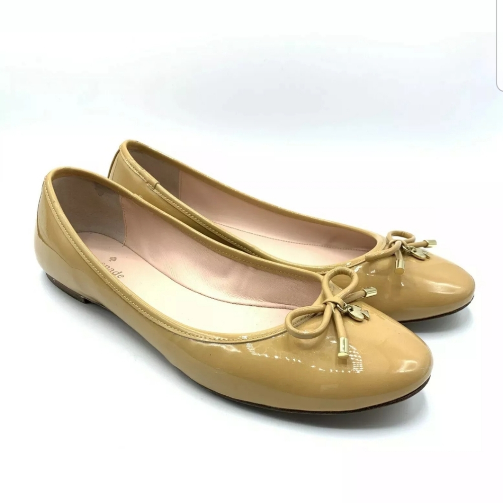 KATE SPADE Ballet Flats Nude Size 11 M